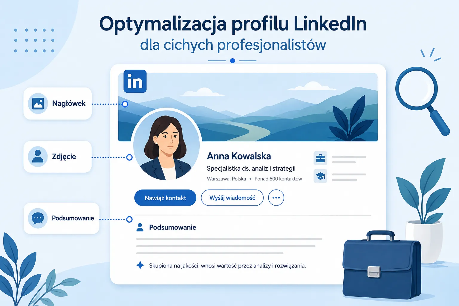 Budowanie marki osobistej na LinkedIn dla introwertyków: Jak przyciągnąć najlepsze oferty pracy, nie będąc duszą towarzystwa 1 Czy introwertyk może zbudować silną obecność na LinkedIn bez eventów networkingowych