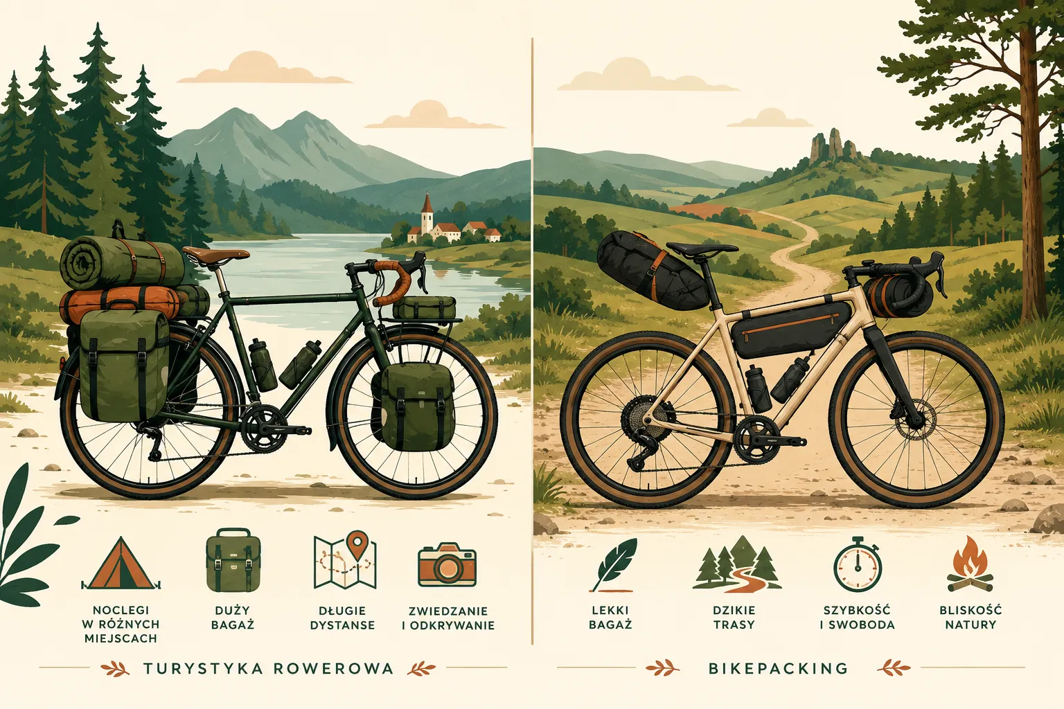 Czym jest bikepacking i czym różni się od klasycznej turystyki rowerowej