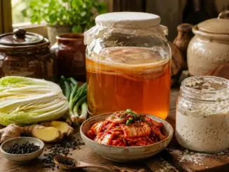Domowa fermentacja: Przepisy na własne kombucze, kimchy i zakwasy.