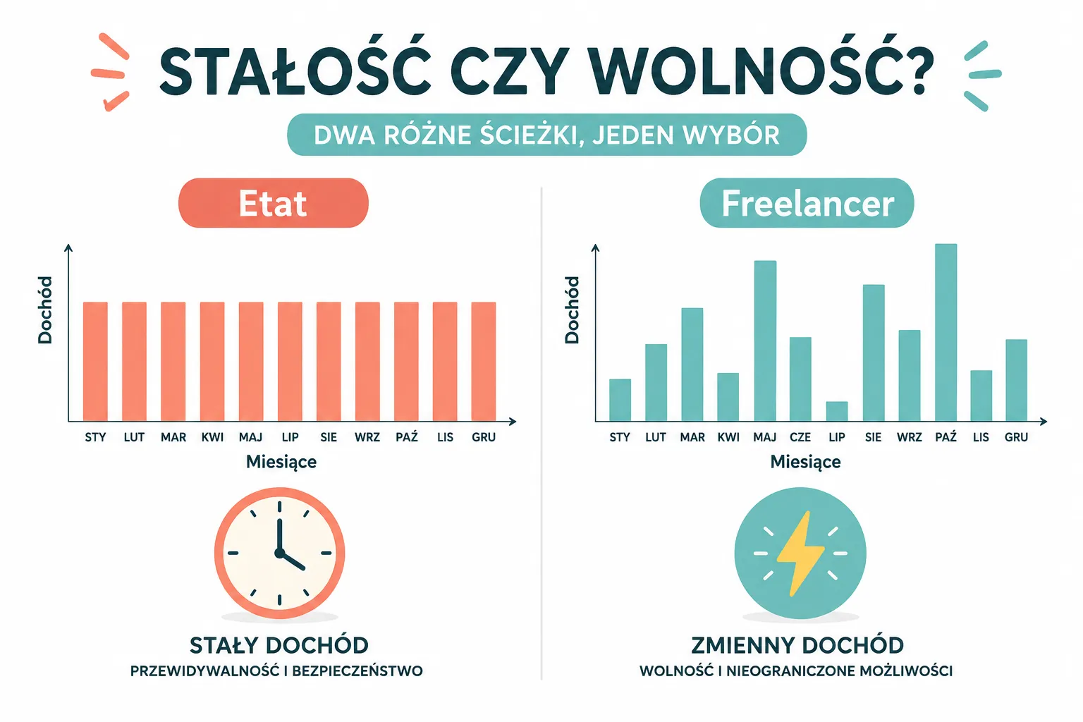 Budżet domowy freelancer’a: Jak zarządzać nieregularnymi dochodami bez stresu 1 Jak budżetować, gdy dochód zmienia się co miesiąc