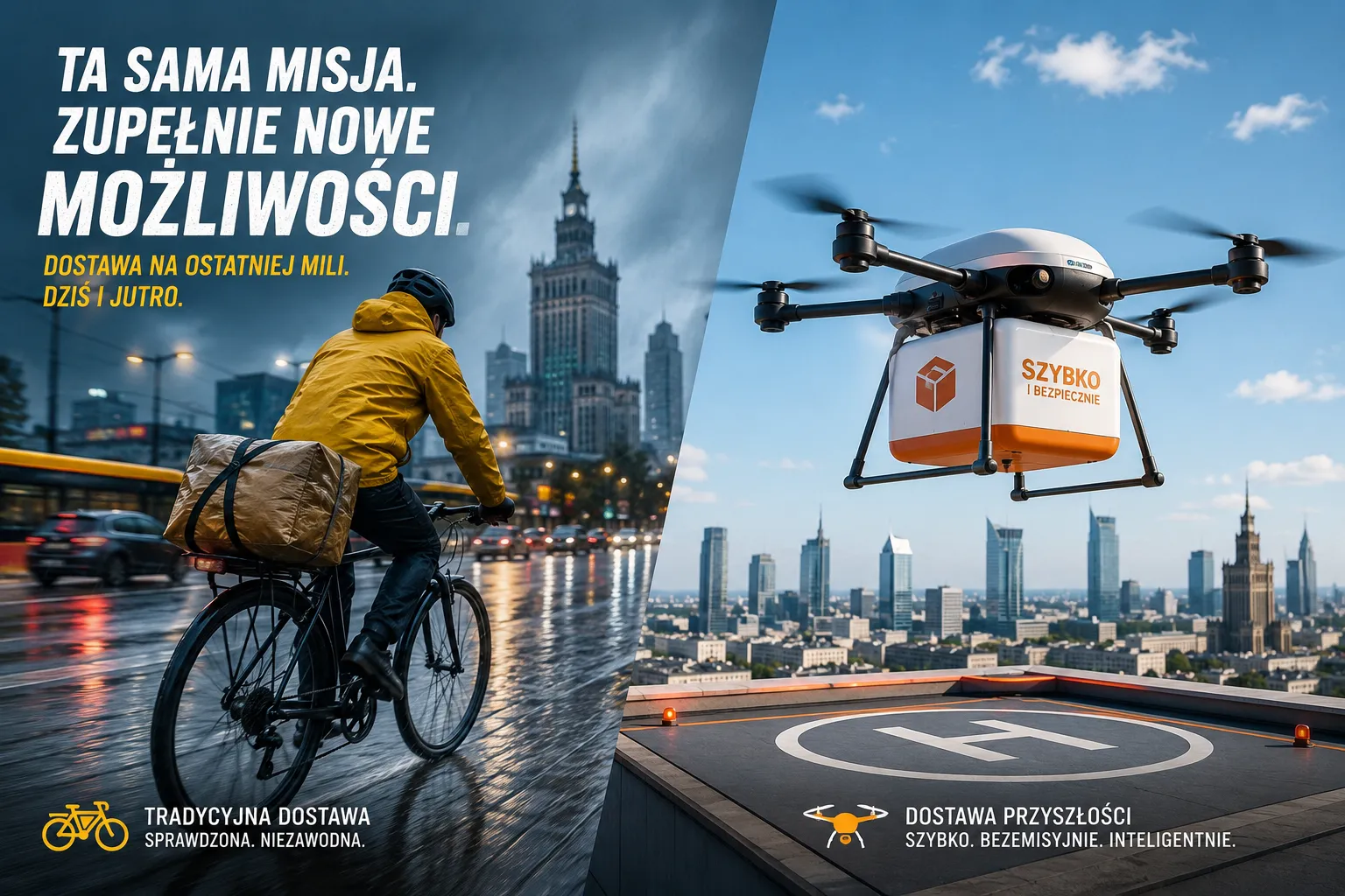 Drony w logistyce: Automatyzacja dostaw "ostatniej mili" w gęstej zabudowie 2 Które firmy już używają dronów do dostaw "ostatniej mili"