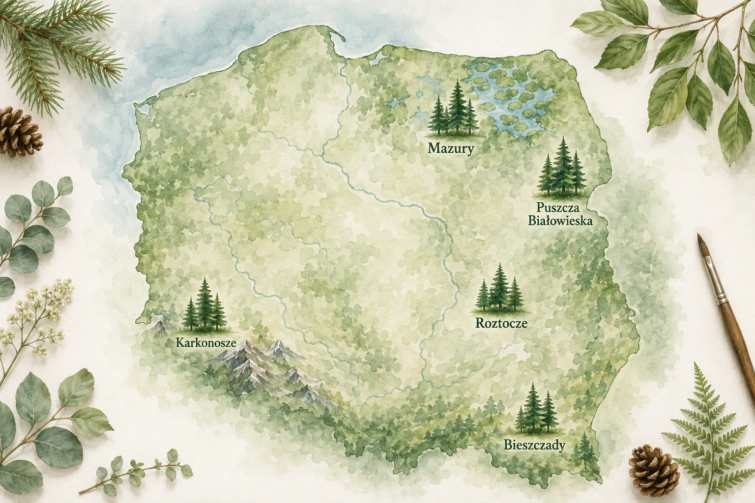 Kąpiele leśne w Polsce: Jak i gdzie praktykować Shinrin-yoku? 1 Najlepsze lasy w Polsce do praktyki Shinrin-yoku