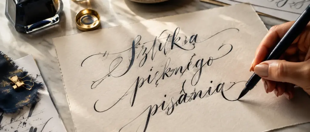 Sztuka kaligrafii nowoczesnej: Jak zacząć przygodę z brush letteringiem?