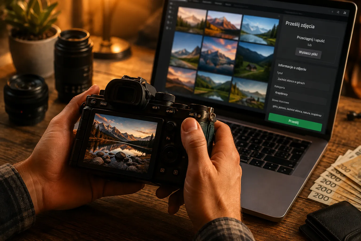 Zarabianie na fotografii stockowej: Praktyczny przewodnik, jak sprzedawać swoje zdjęcia w internecie